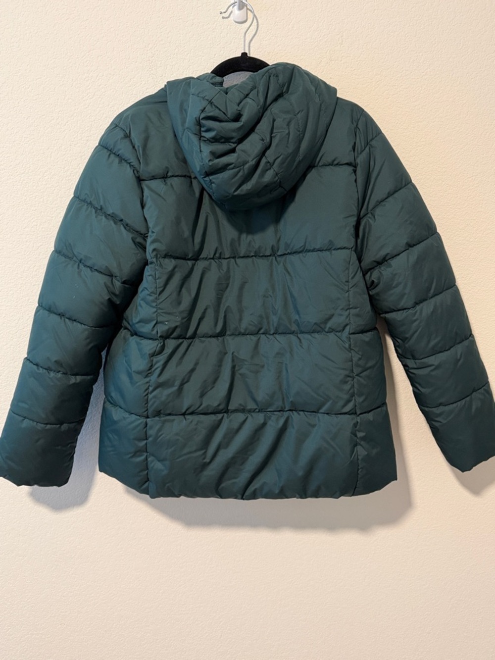 Hooded Quilted Hooded Puffer Jacket Coat Heavyweight Water Resistant - Picture 2 of 6